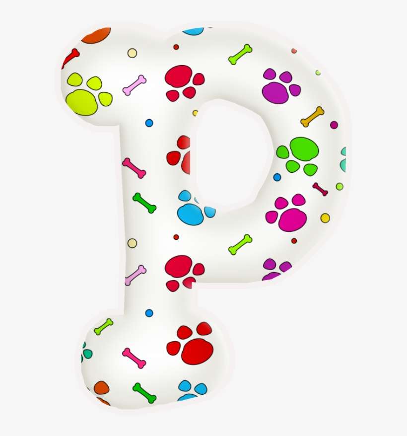 Axp - Letras Con Huellas De Perro, transparent png download