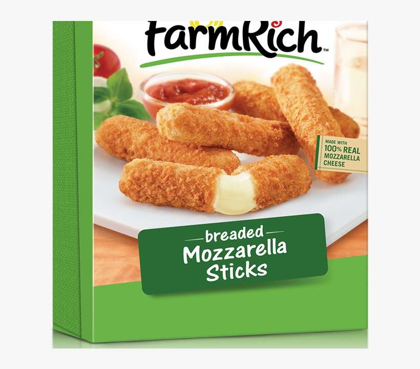 50 Ea Farm Rich Appetizers - Farm Rich Breaded Mozzarella Sticks - 24 Oz Box, transparent png download