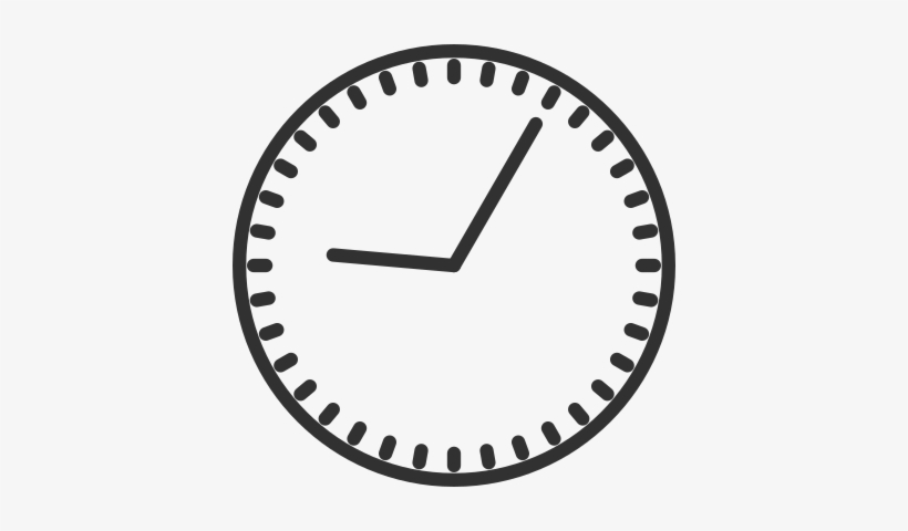 Solid Bordered Square - Blank Clock, transparent png download
