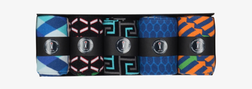 5 Pack Men's Colorful Fun Patterned Casual Dress Socks - Dress Socks, transparent png download
