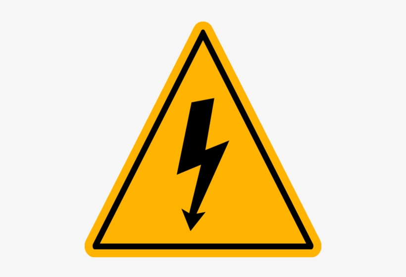 Caution - High Voltage - Safety Signs High Voltage, transparent png download