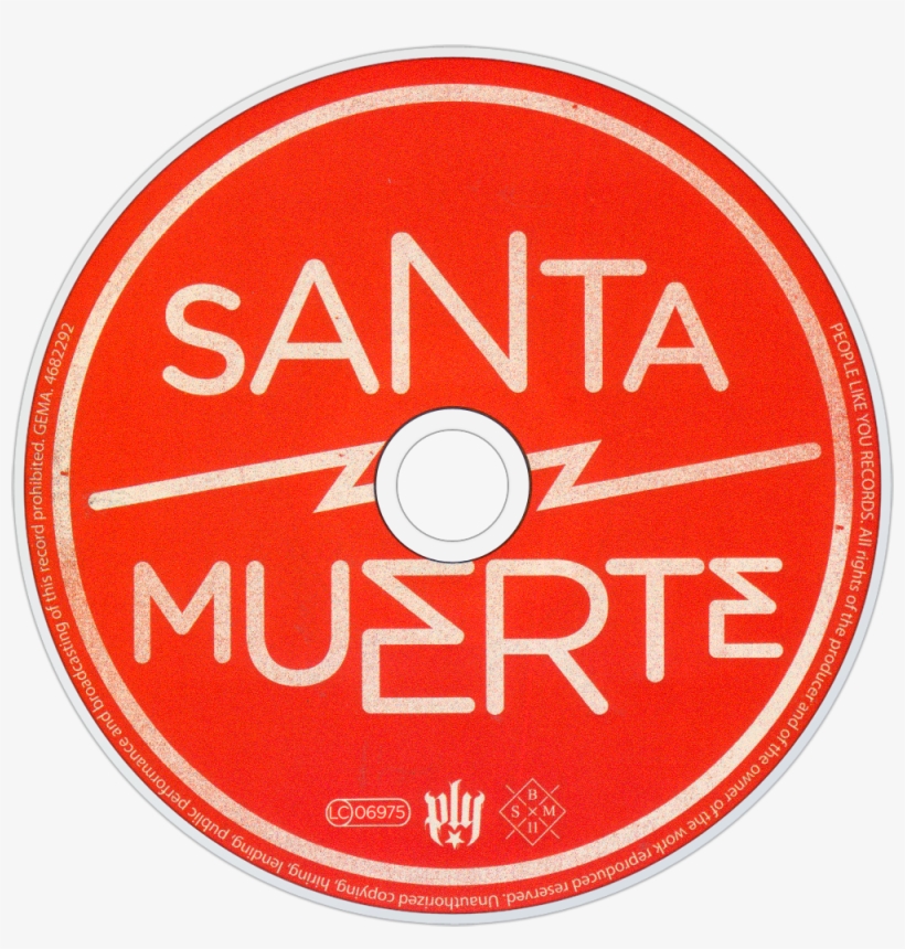 Broilers Santa Muerte Cd Disc Image - Broilers Santa Muerte Cd, transparent png download