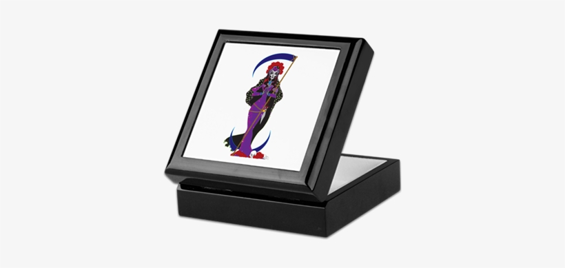 Santa Muerte Keepsake Box Santa Muerte, Cajas De Recuerdo - Custom Wedding Anniversary Arrow Hear Keepsake Box, transparent png download