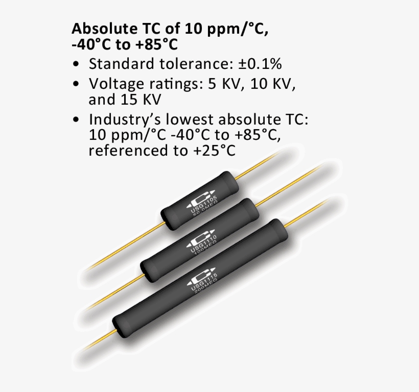 Type Usg Ultra-stable Low Tc Precision High Voltage - River Typography, transparent png download