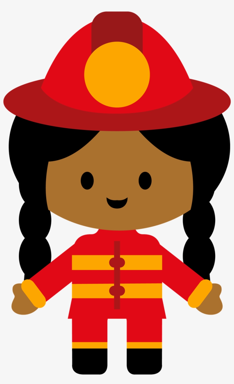 Bombeiros E Pol Cia Minus Children Pinterest - Firefighter Boy Cartoon, transparent png download