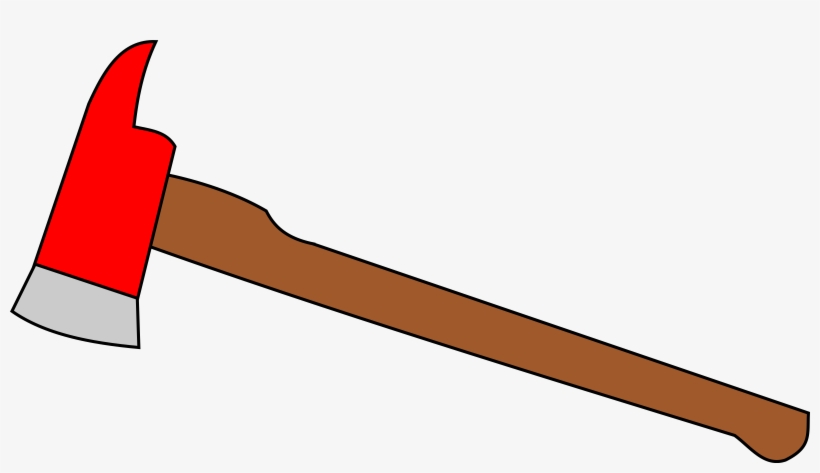 Firefighter Clipart Hammer - Clip Art Axe, transparent png download