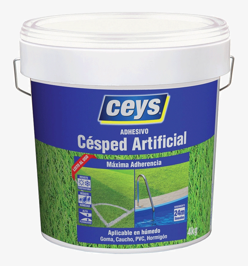 Adhesivo Para Instalación De Césped Artificial - Adhesive For Artificial Turf Boat 4kg Ceys 507258, transparent png download