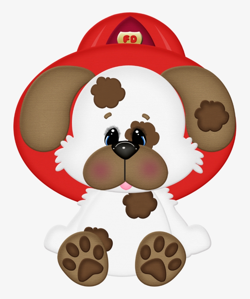 Firefighter Clipart, Puppy Images, Foam Crafts, Scrapbook - Firefighter, transparent png download