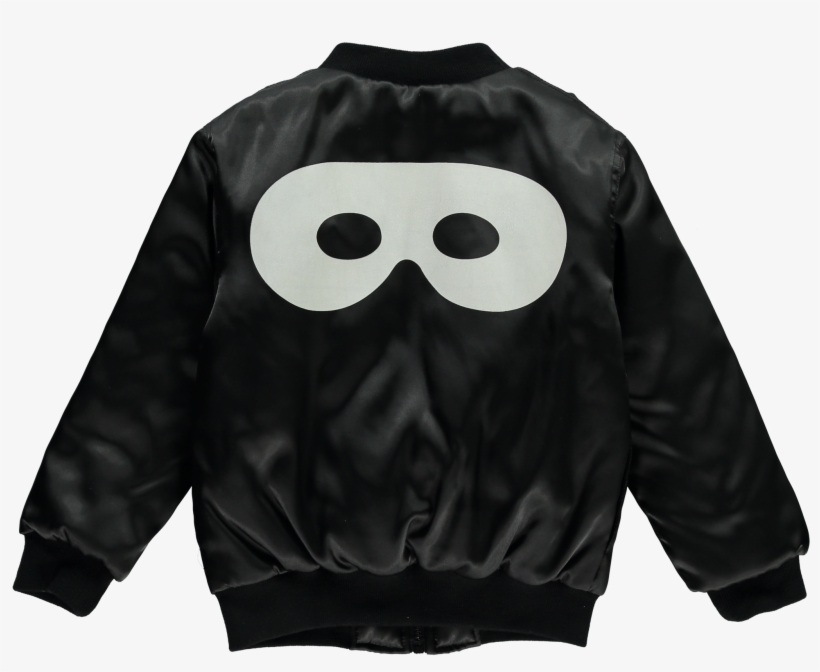 Bomber, Black, Hero Mask & We Love - Flight Jacket, transparent png download