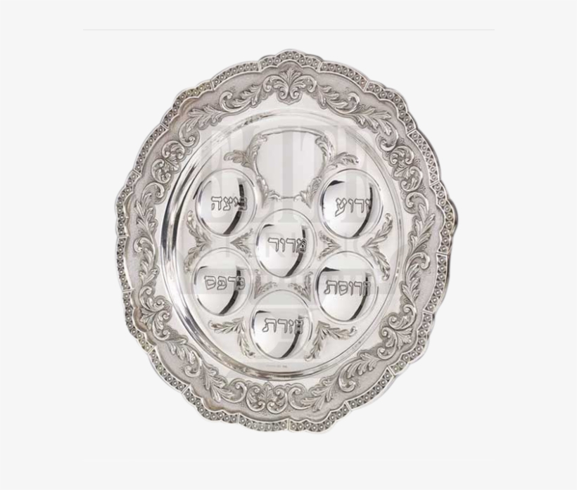 Close Marta Seder Plate - Sterling Silver Seder Plate - Marta, transparent png download