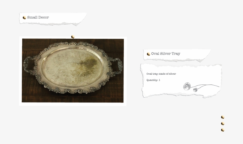 Oval Silver Tray - Sketch, transparent png download