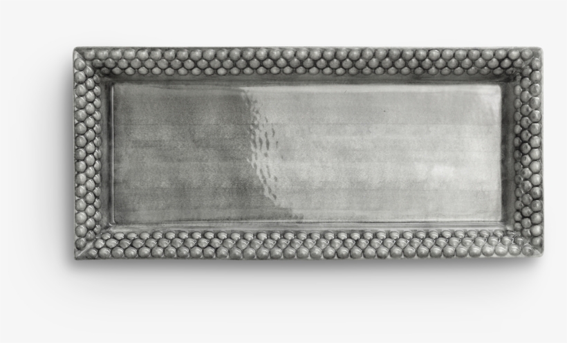 Collections - Bubbles - Tray - Bubbles Tray Large 23x50cm, Grey, transparent png download