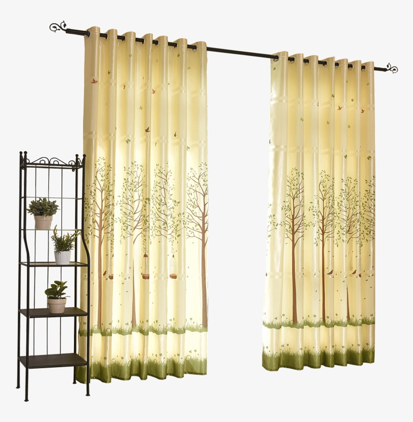 Curtain Finished Simple Modern Bedroom Living Room - Bedroom, transparent png download