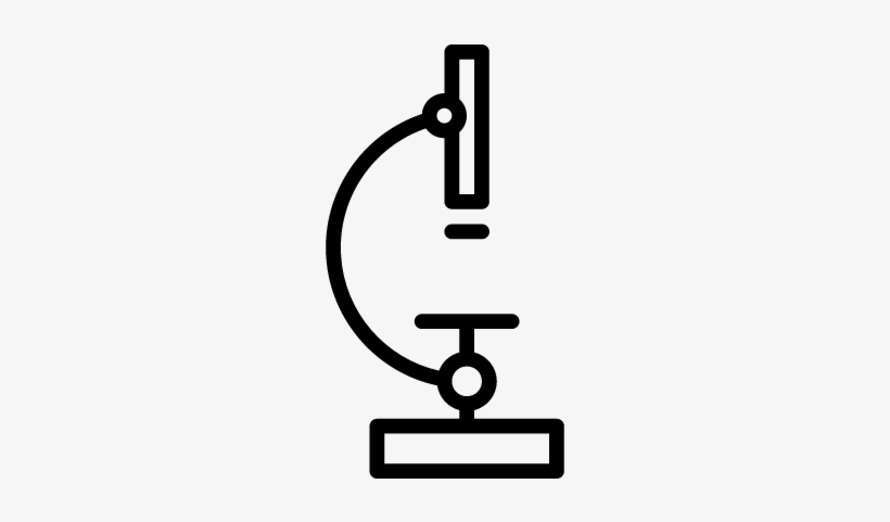 Biology Microscope Vector - Microscopio, transparent png download