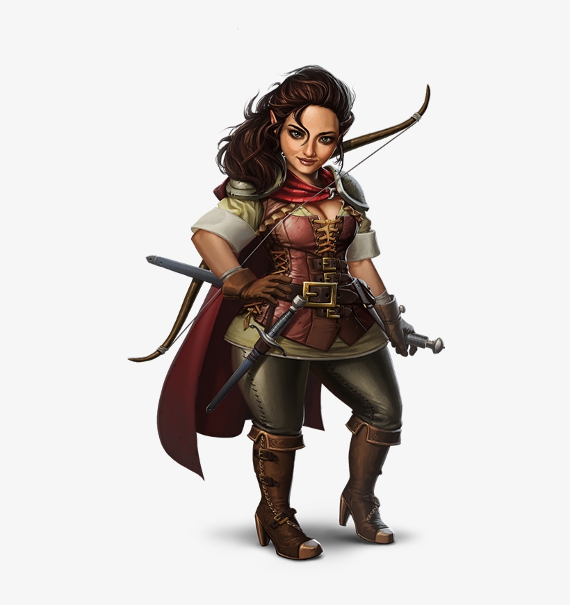 Brynfull - Halfling Rogue Female, transparent png download