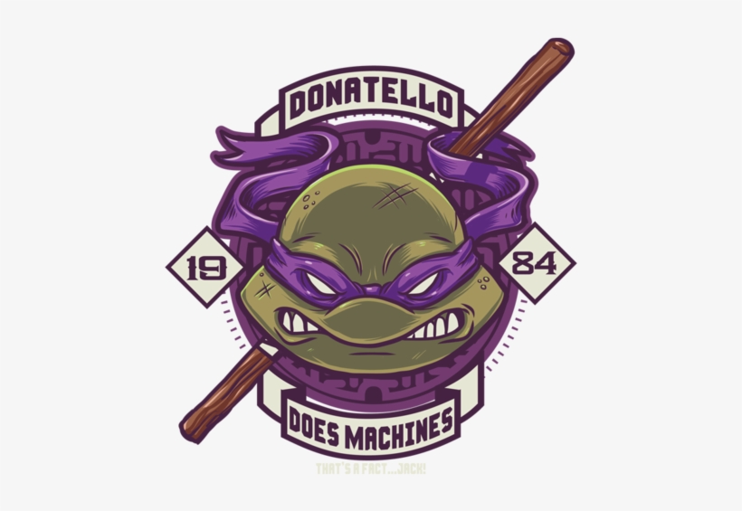 4418856-hedoesmachines 156 Kb - Donatello Sticker, transparent png download