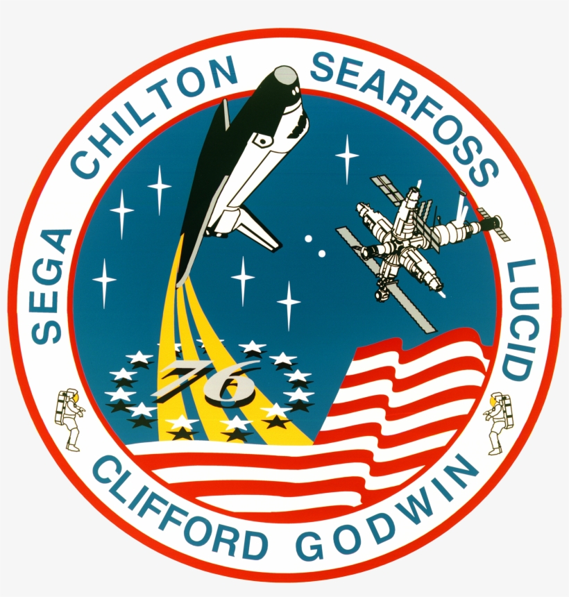 Sts 76 Patch - Space Shuttle Patches, transparent png download