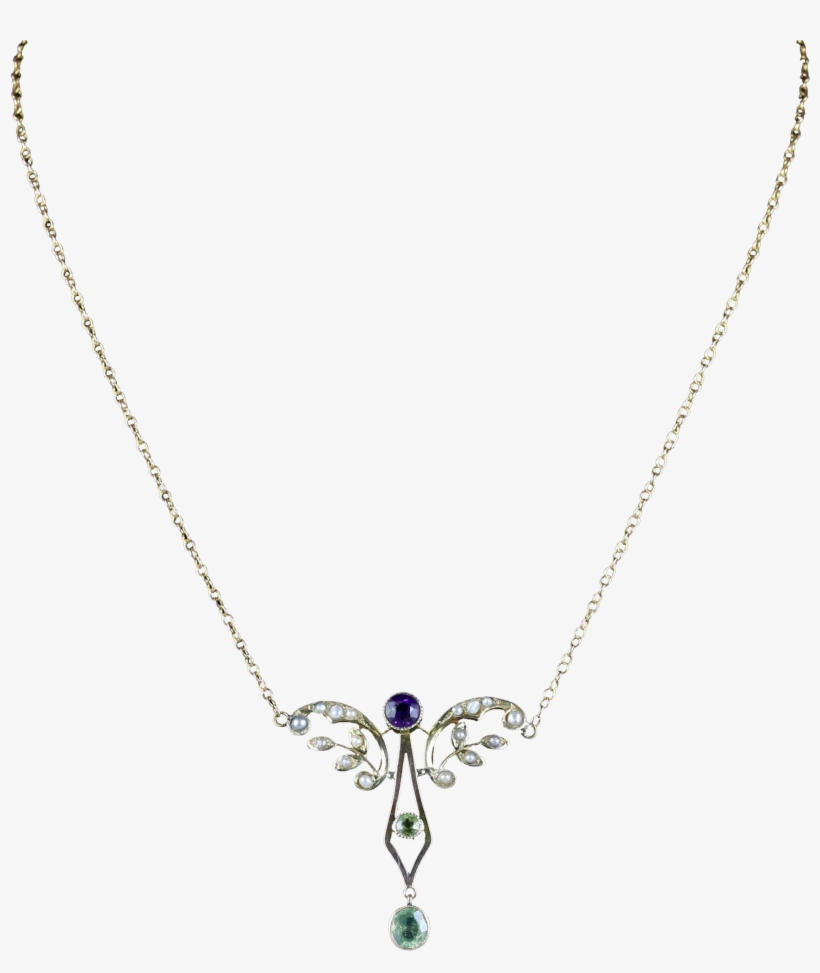 Antique Victorian Suffragette Pendant Gold And Gold - Pandora Key To My Heart Necklace, transparent png download