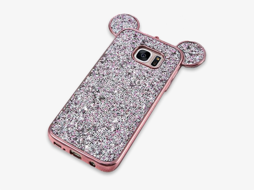 243-luxury Bling Sequins Silicone Case For Samsung - Samsung Galaxy S7, transparent png download