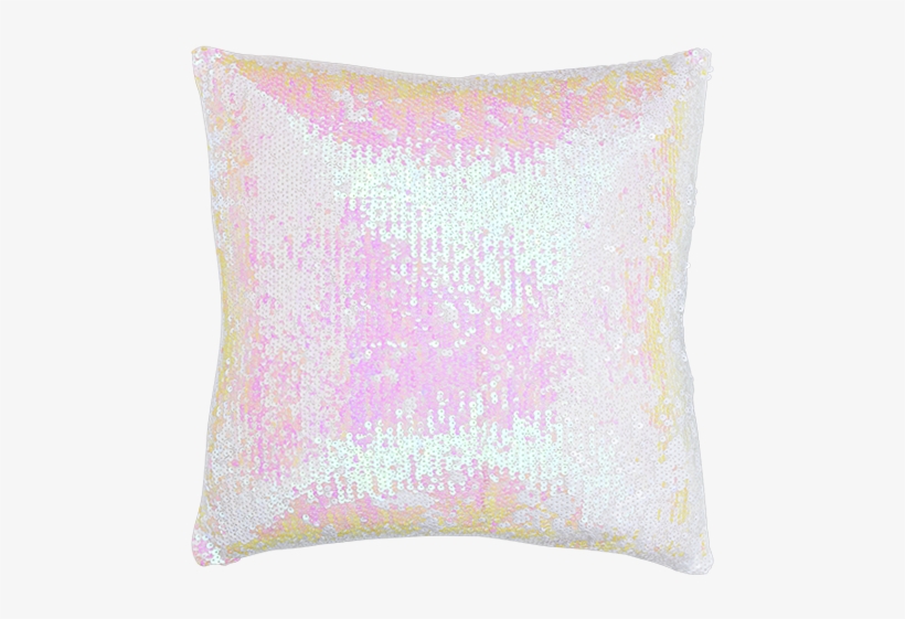 Image For 16x16" Decorative Pillow With White And Rose - Cushion, transparent png download