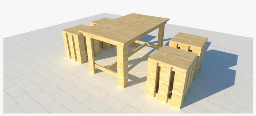 Meja Kursi Kafe View Detile Size Video On Youtube - Plywood, transparent png download