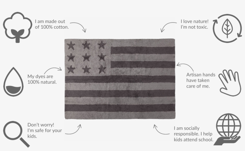 A Star-spangled Delight For Any Room Lorena Canals' - Lorena Canals Puffy Dream Rug, transparent png download