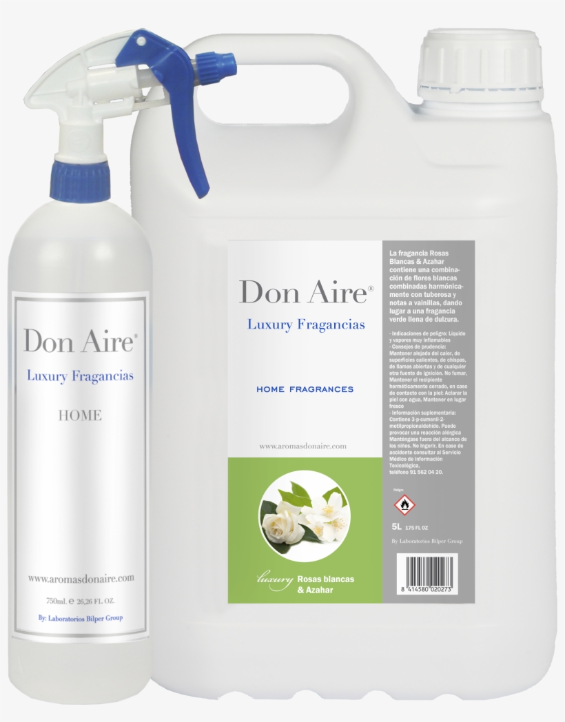 Rosas Blancas & Azahar Garrafa 5l 1 Pulverizador Profesional - Aerosol Spray, transparent png download