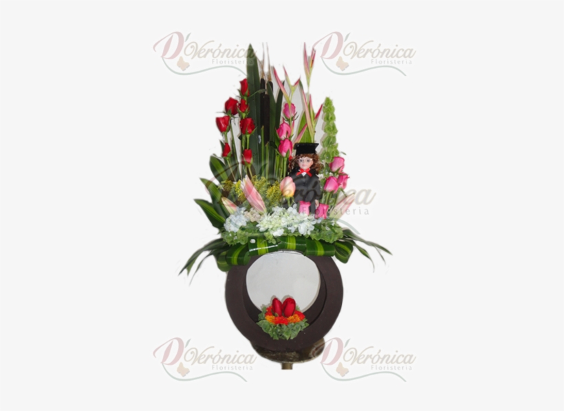 D-veronica - Arreglo De Flores Para Graduacion, transparent png download