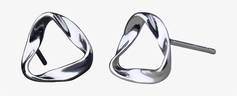 Luo Linglong S925 Sterling Ear-rings Silver Earring - Earrings, transparent png download