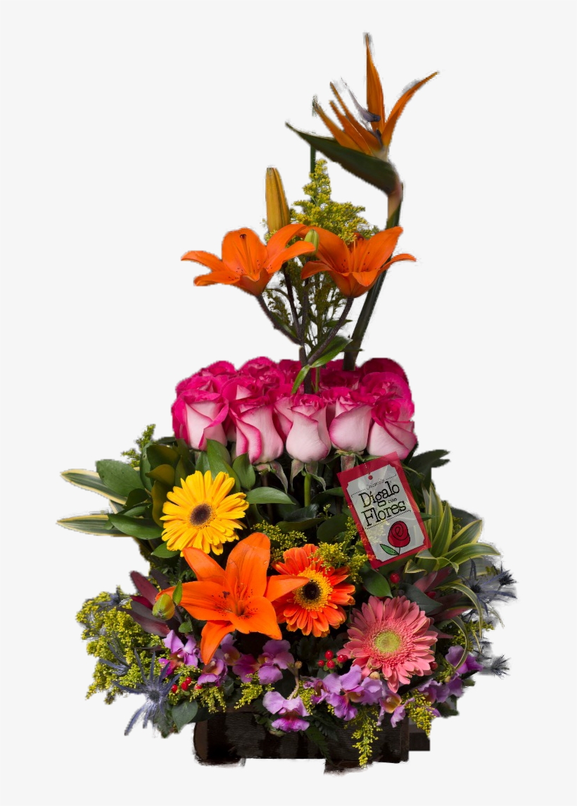 Arreglo Floral De Flores Exóticas De Dígalo Con Flores - Arreglo Floral Png, transparent png download