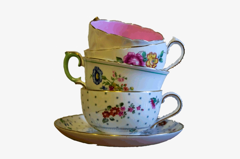 Vintage China Stack 2 - Cup, transparent png download