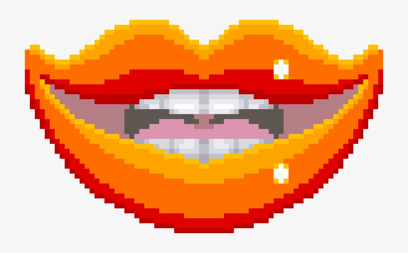 Big Hot Lip In Sexy Parodius - Cartoon, transparent png download