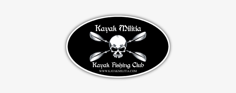 With A Modified Jolly Roger As Their Logo, They Prove - Kayaking Fishing Sticker, transparent png download