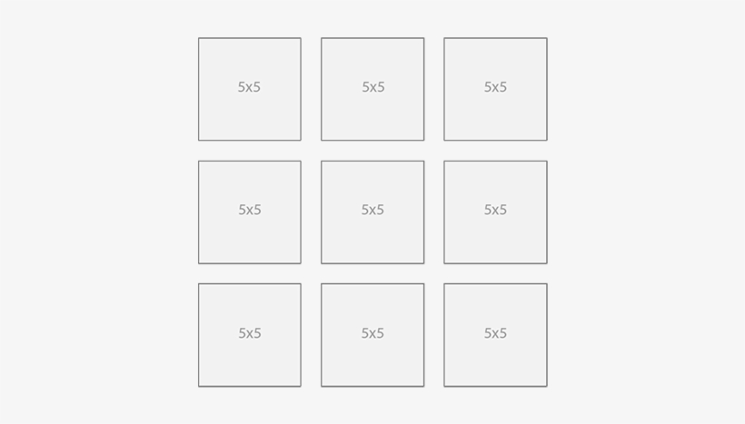 001 1½' X 1', - Collage Template Transparent, transparent png download