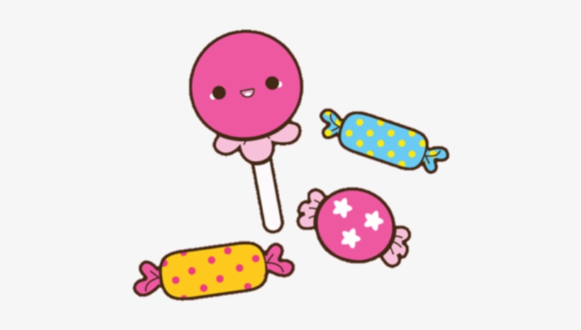 Candy Candies Sweet Lollipop Kawaii Cute Dulce - Candy, transparent png download