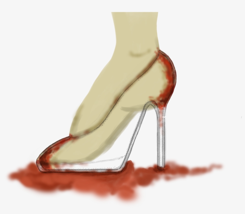 Cinderella Slippers Blood - Basic Pump, transparent png download