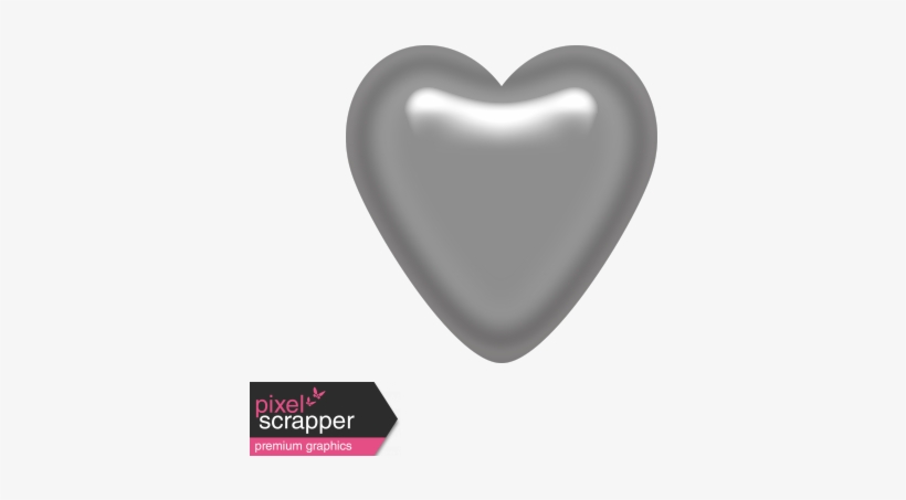 Brad 025b Template - Heart, transparent png download
