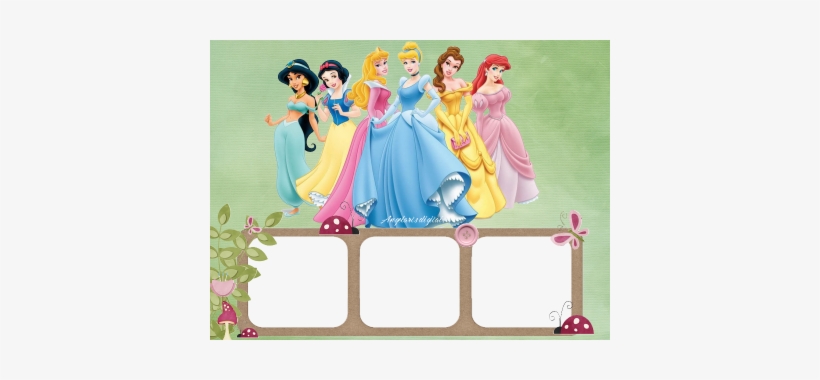 Moldura Princesas Disney - Molduras Para Fotos Princesas, transparent png download