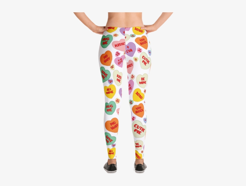 Candy Hearts Leggings Halloween Emojis Leggings Halloween Leggings