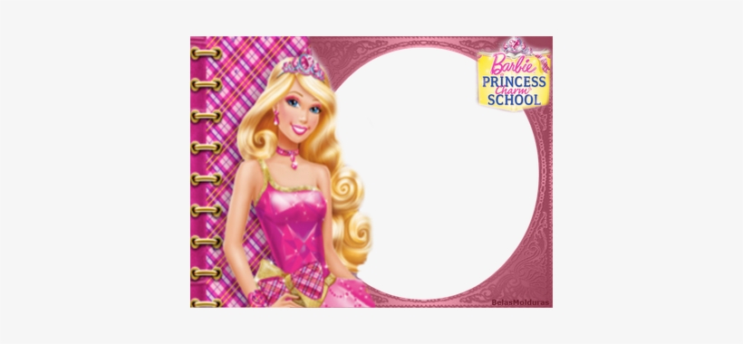 Molduras Do Filme Barbie Escola De Princesas - Barbie Princess Charm School, transparent png download