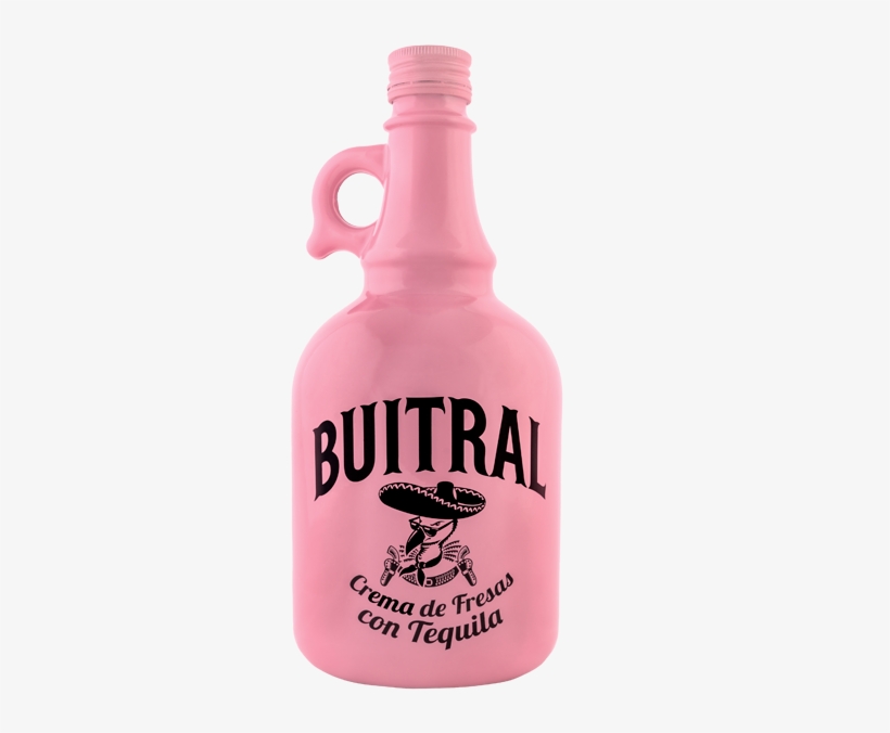 Licor Crema De Fresas Buitral - Tequila De Fresa Buitral, transparent png download