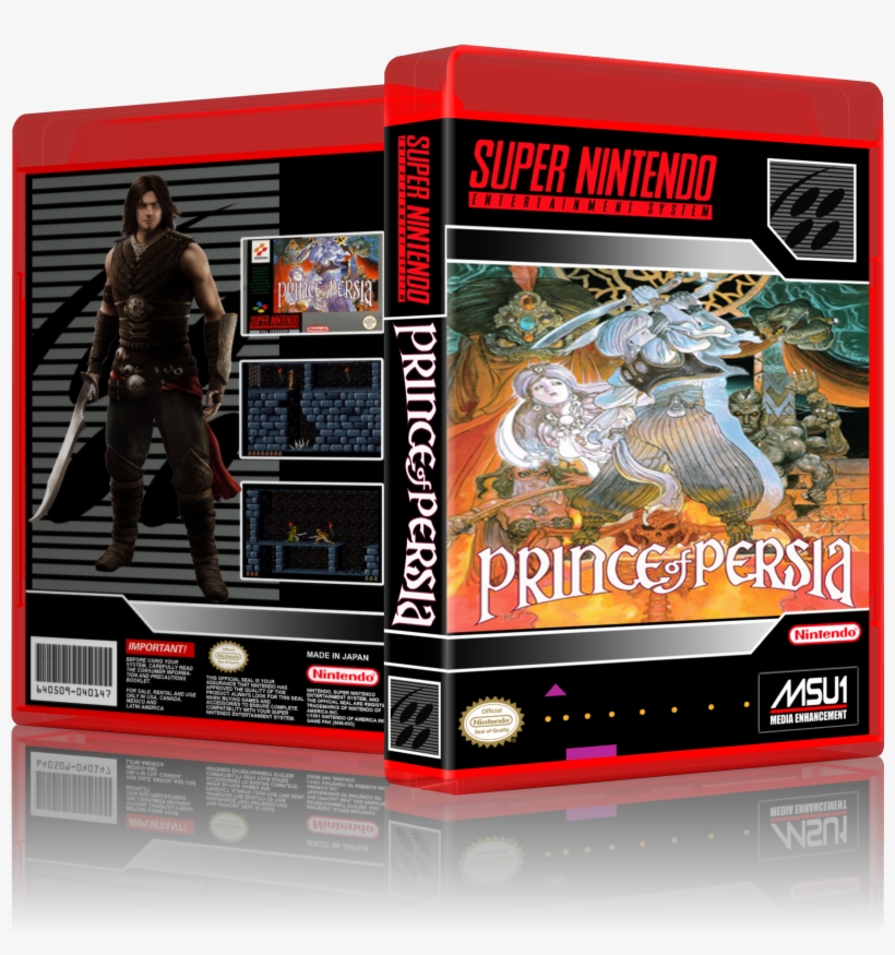 5aefb8d92b5d5 3dbox Princeofpersiaalt - Snes, transparent png download