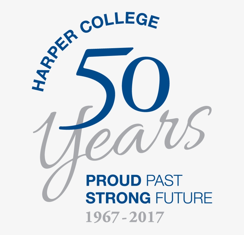 Download Harper 50th Logo Horizontal - Logo, transparent png download