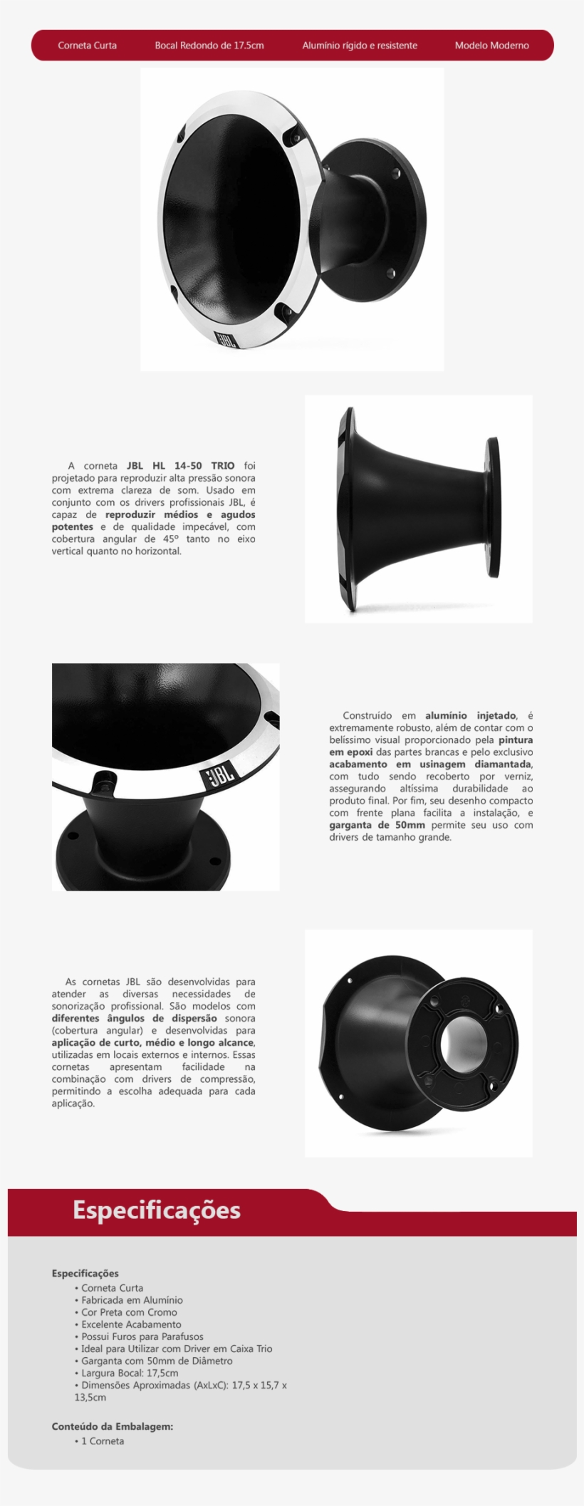 Curtido Curtir Compartilhar - Selenium Hl1450-trio Proline 55mm 2" Throat Horn, transparent png download