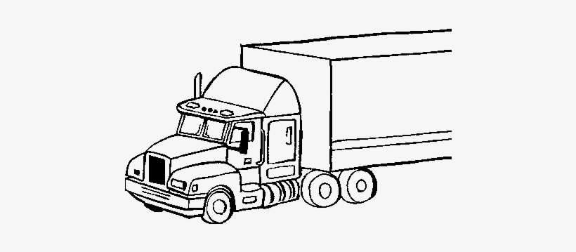 Cabina De Trailer Dibujo, transparent png download