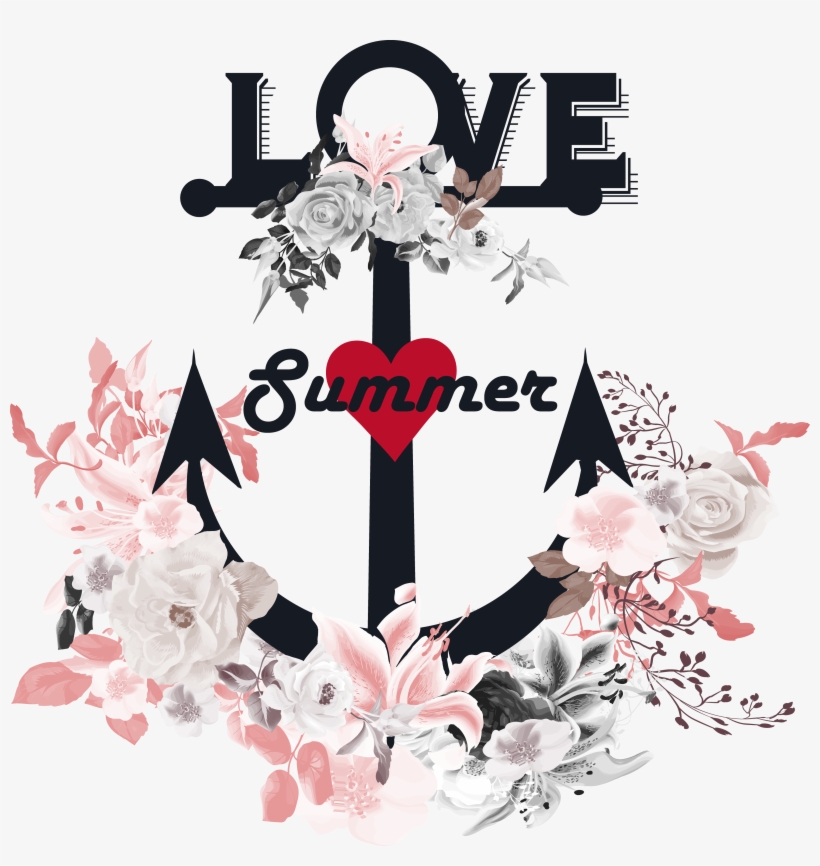 Png Stock T Shirt Art Light - Dibujo Anclas A Color, transparent png download