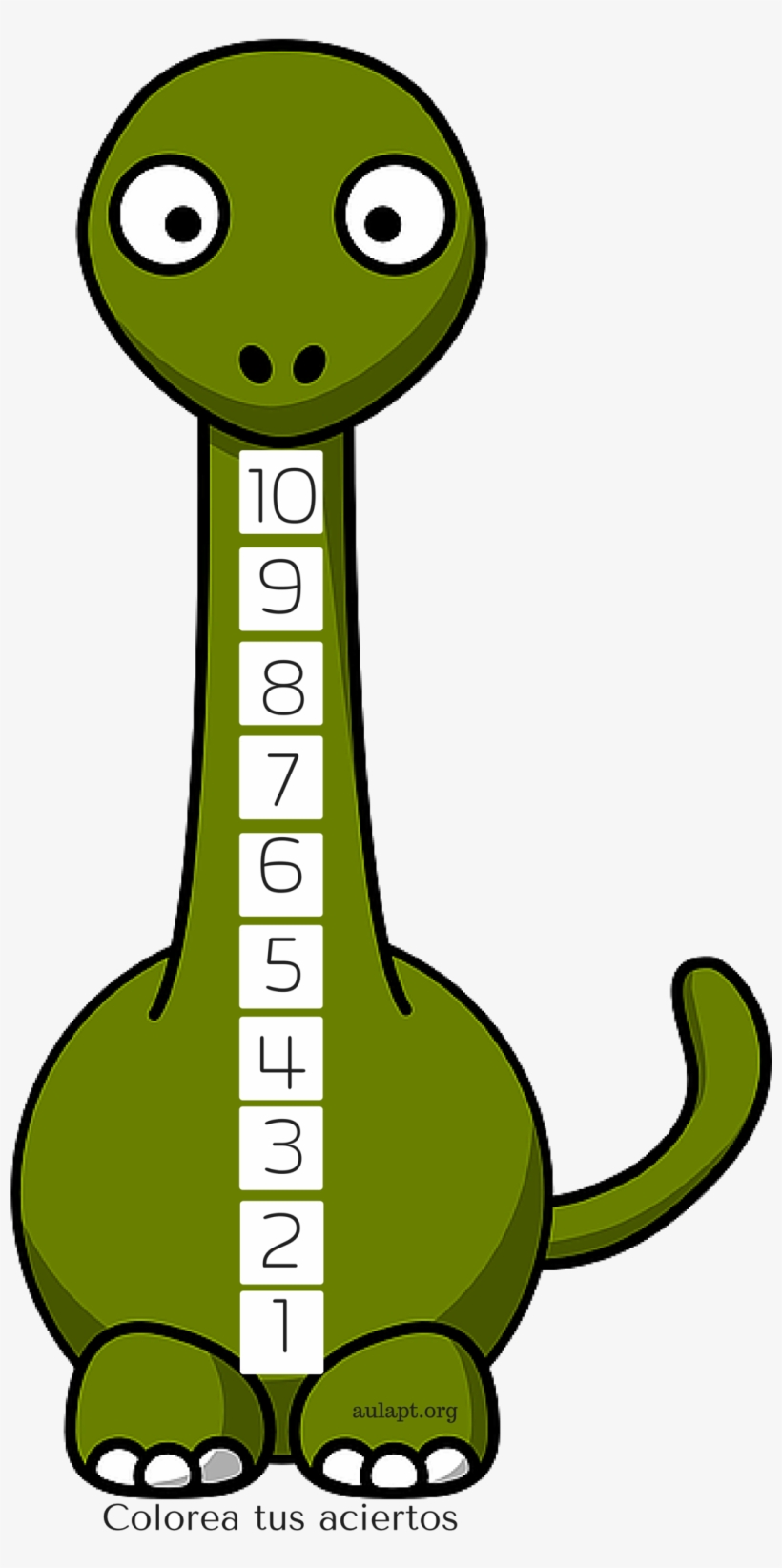 Autoevaluacion Dinosaurio - Cartoon Dinosaur, transparent png download