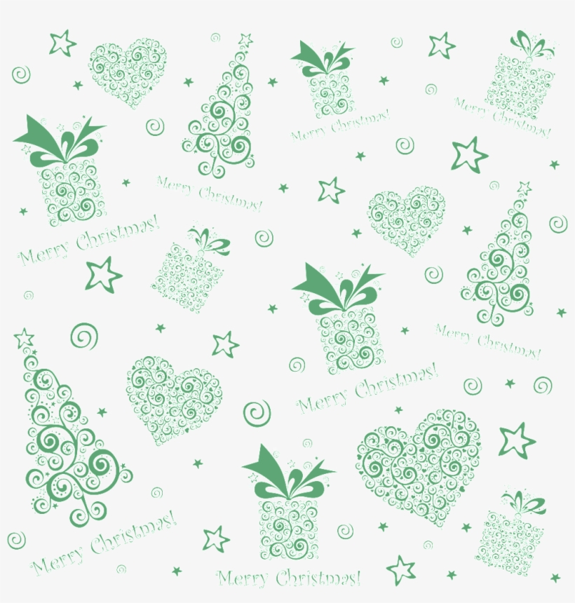 Plain Net Simple Christmas Background Transparent Decorative - Happy New Year 2012 Card, transparent png download