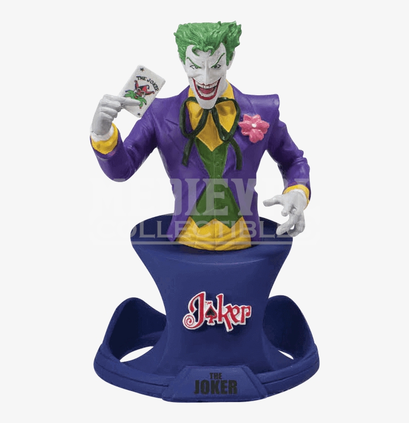 Joker Bust Paperweight - Dc Comics Resin Paper Weight 4 Piece Sdcc 2014 Set, transparent png download