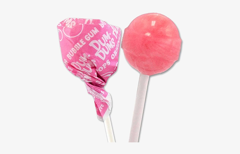 Dum Dums Color Party Light Pink Bubble Gum Lollipops - Bubblegum Dum Dum, transparent png download